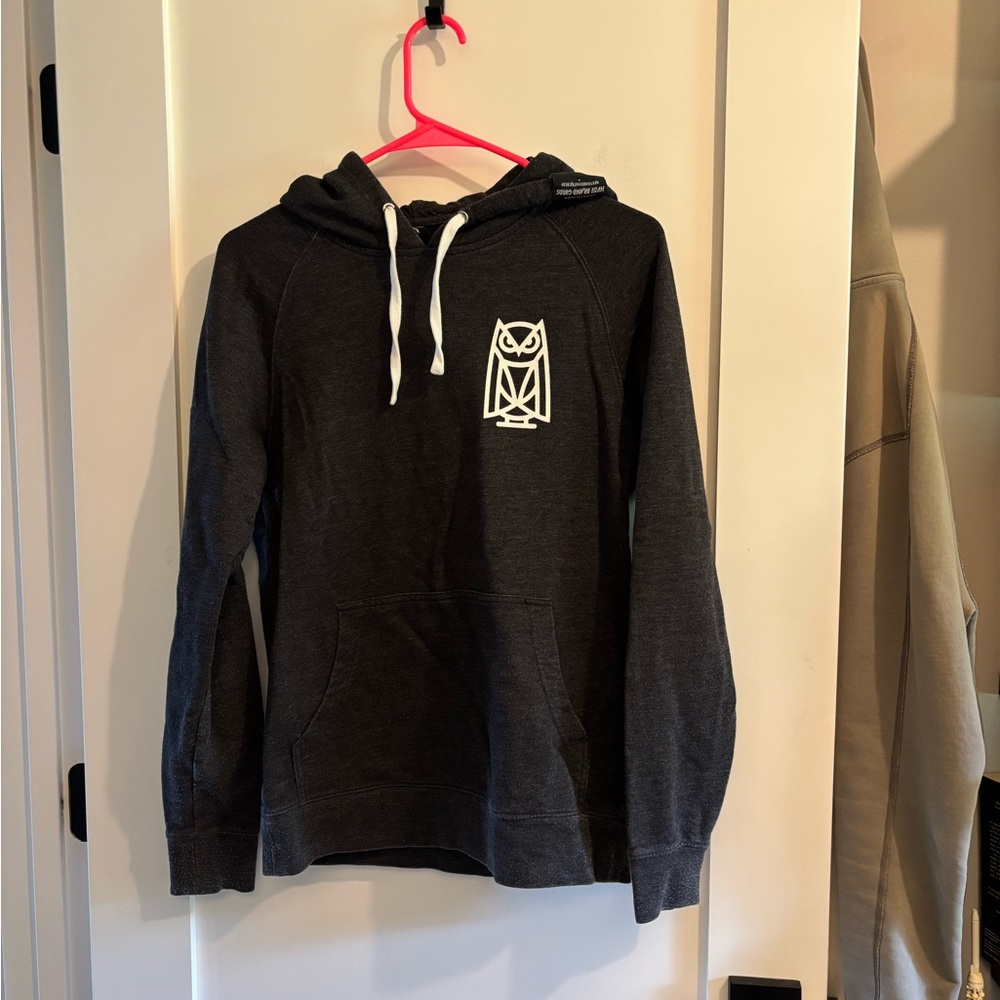 HVIII Brand Goods Gray Hoodie Owl Logo Size XS